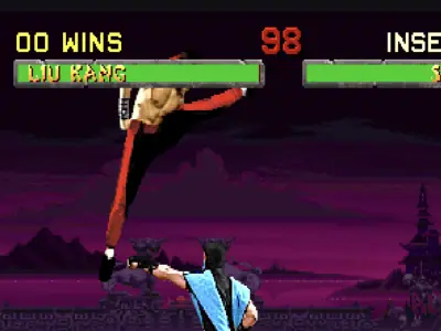 Ilustração da capa de Mortal Kombat II